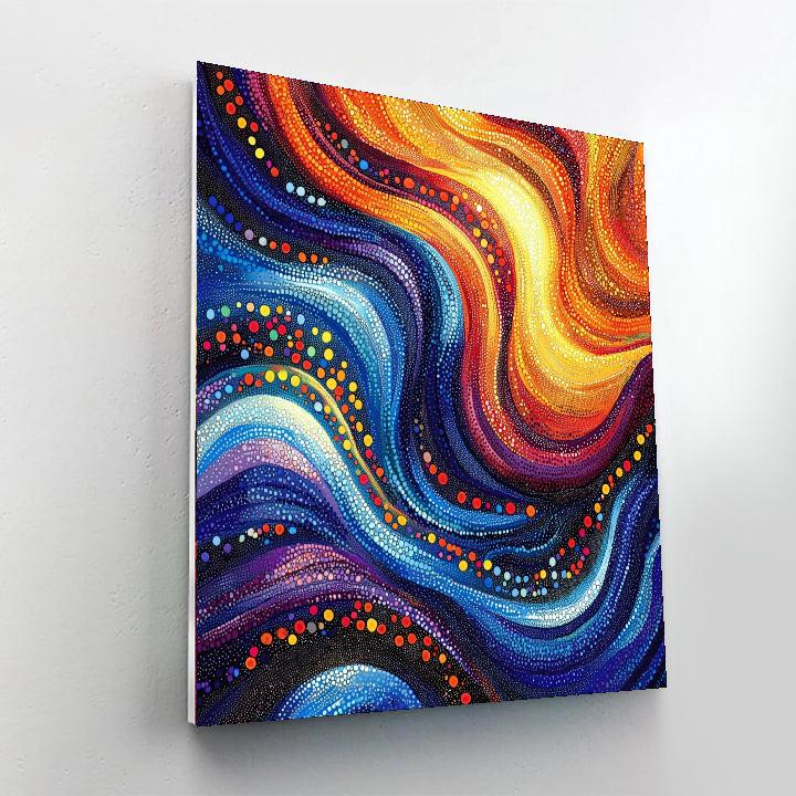 Georges Seurat Inspired Waves Of Energy  Paint By Numbers Kits