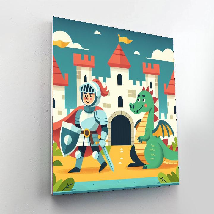 Castle Kingdom Quest Paint By Numbers