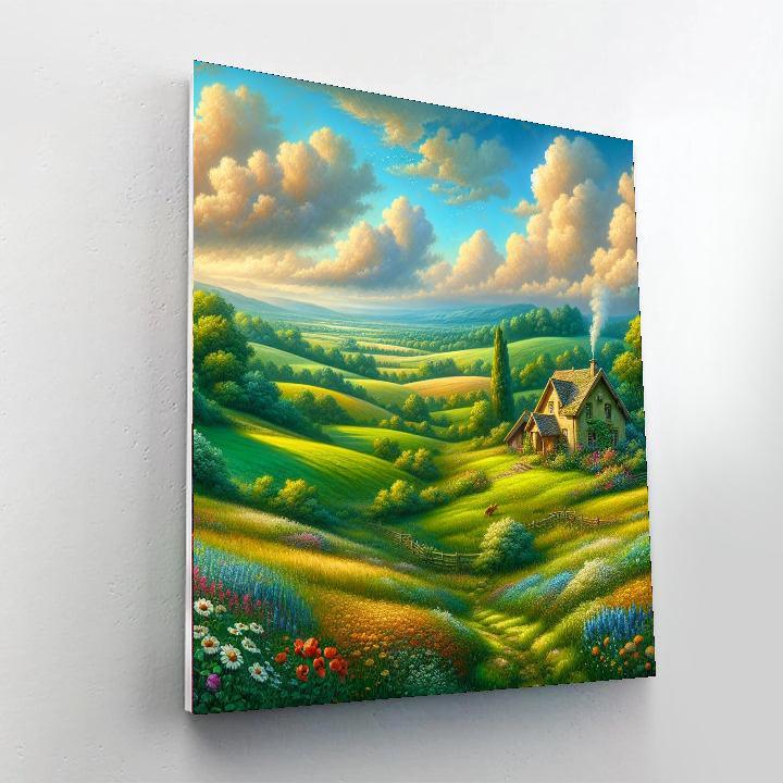 Charming Cottagecore Painting Number Kit