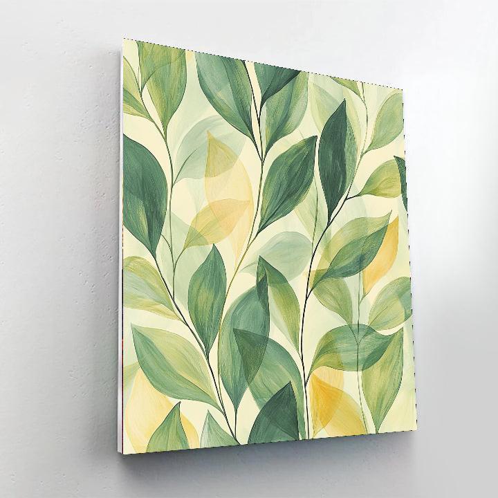 Nandalal Bose Inspired Mystical Flora  Painting Number Kit