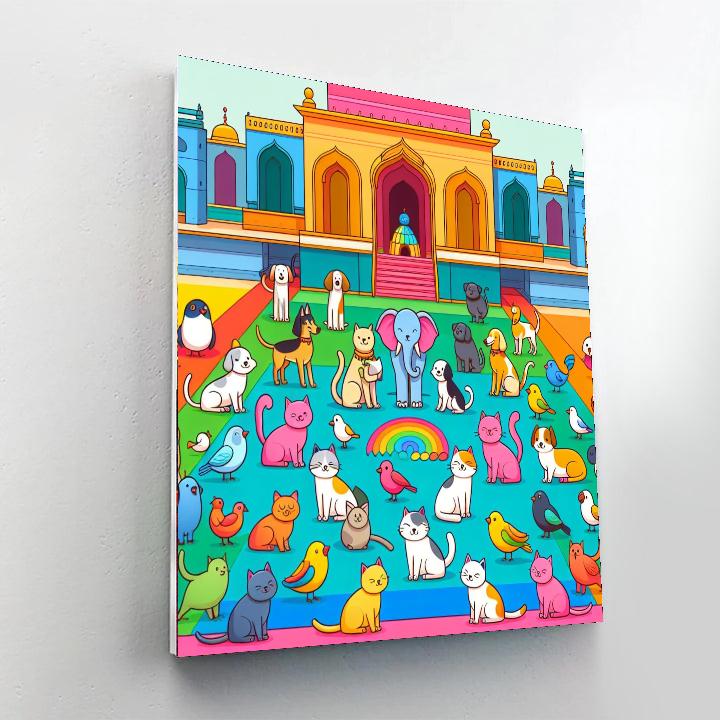 Pet Palace Adventure Numbered Painting Kits