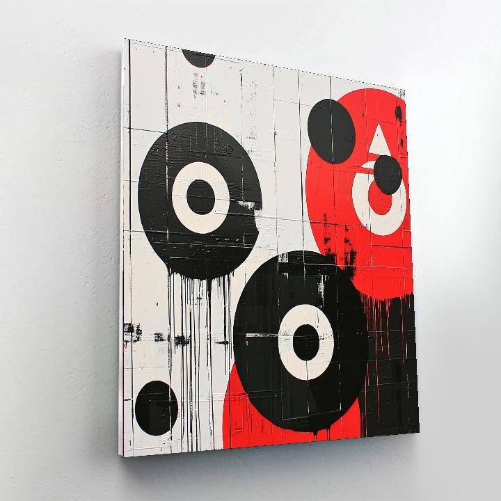 Banksy Inspired Cycle Of Resistance  Paint By Color