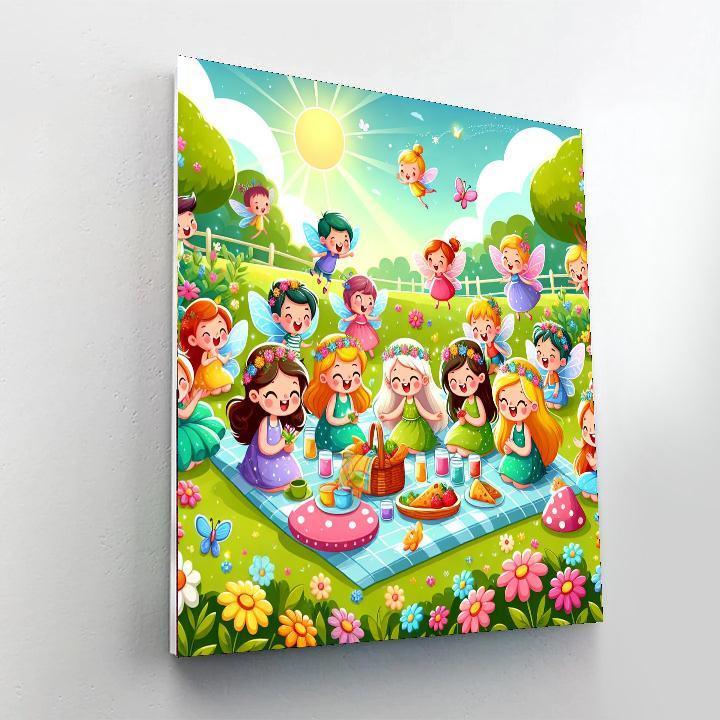 Fairy Tale Picnic Paint By Numbers Art
