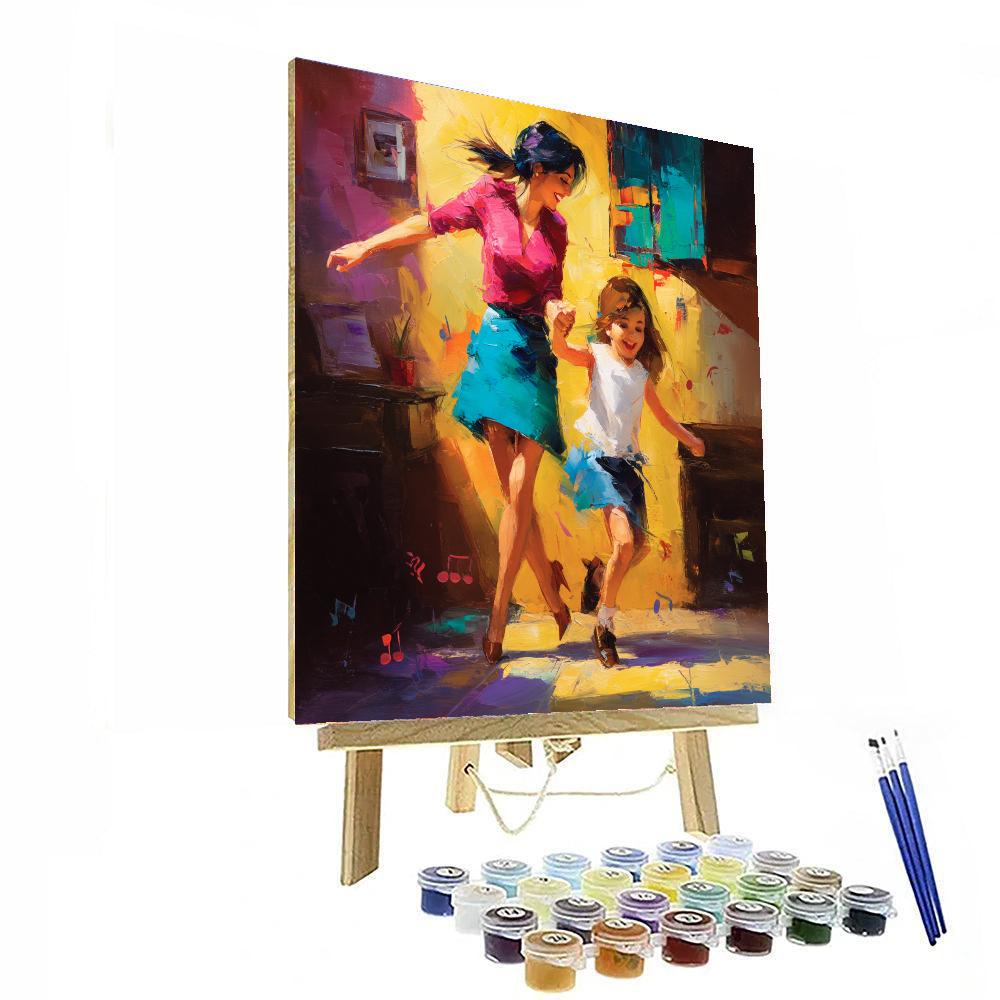 Dancing Through Life With Mom Painting Number Kit