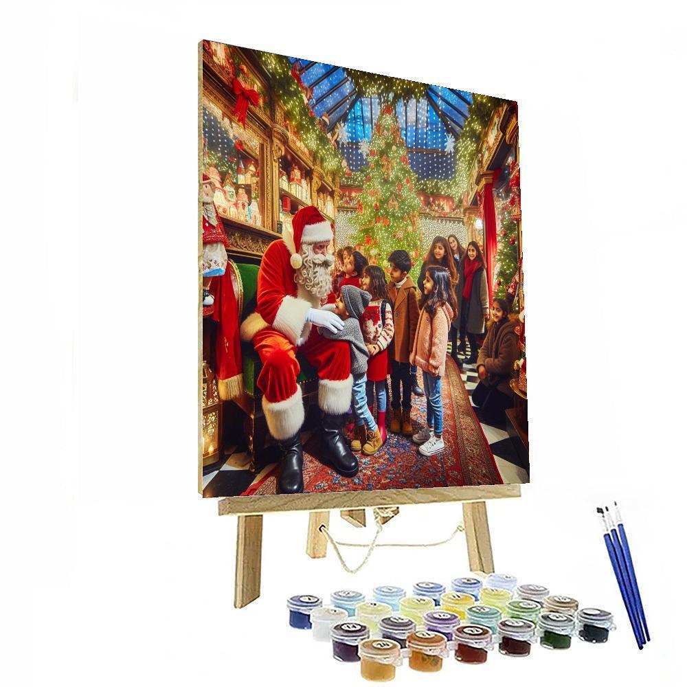 Harrods Christmas Grotto Painting By Numbers Kit