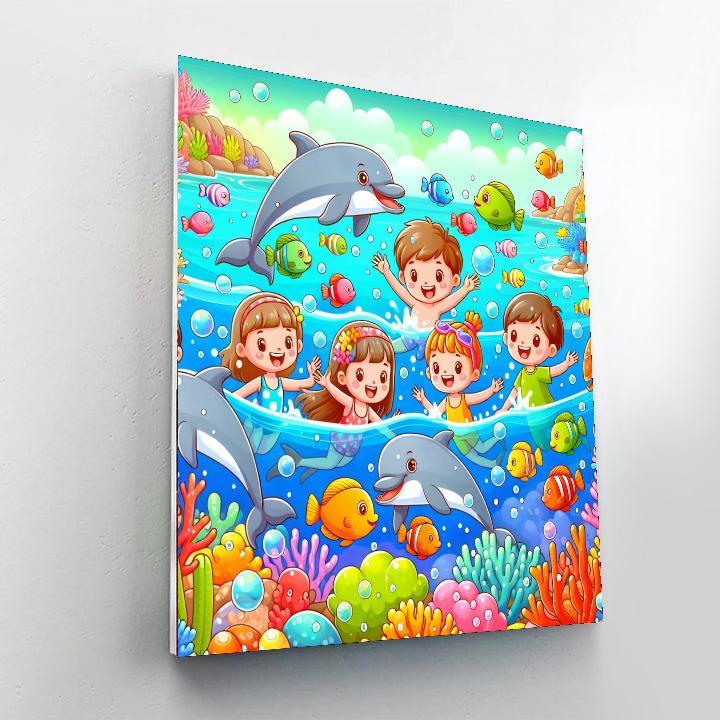 Underwater Adventure Exploration Paint By Numbers
