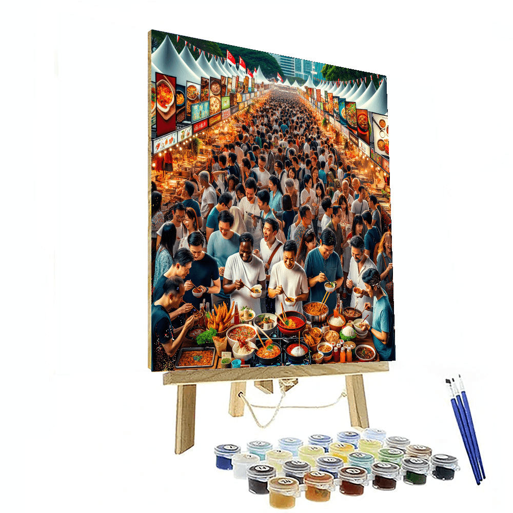 Singapore Food Festival Painting By Numbers Kit