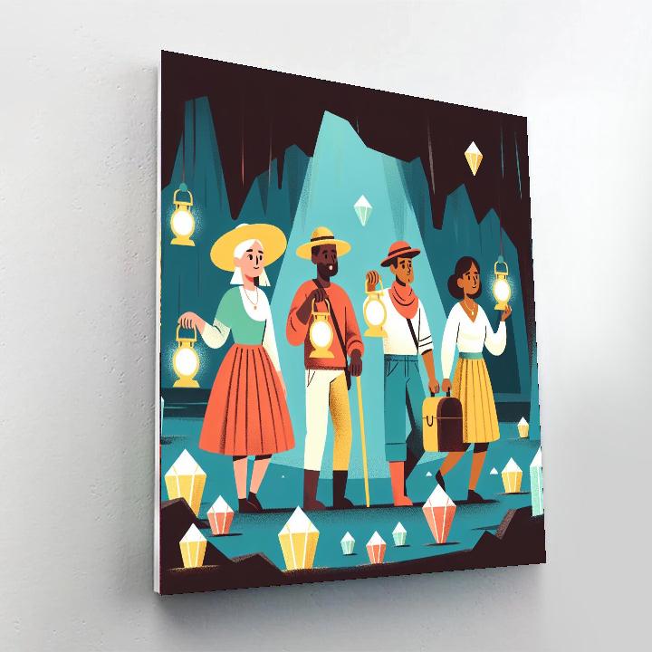 Mysterious Cavern Expedition Painting Number Kit