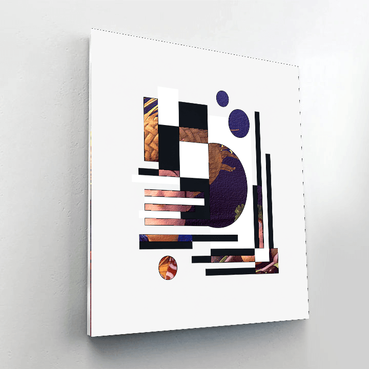 Minimalist Black And White Paint By Number