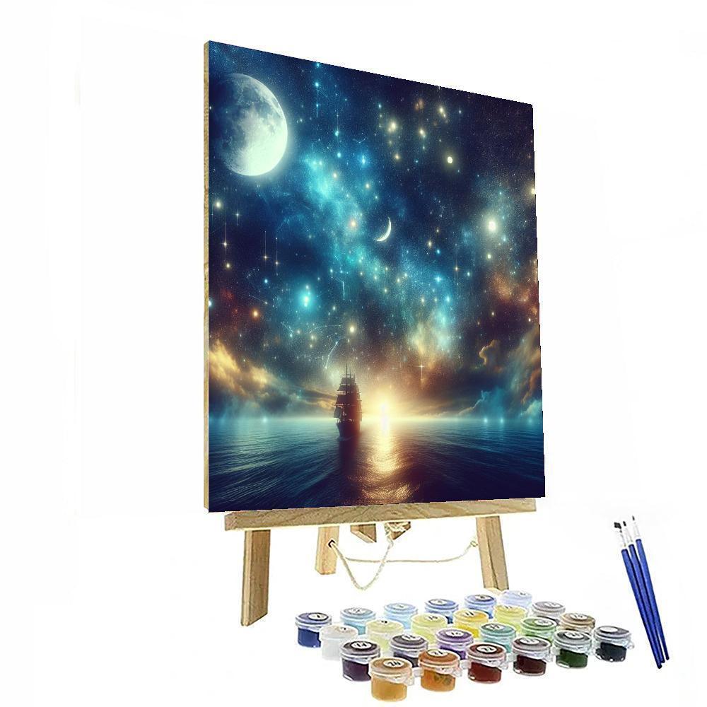 Celestial Sea Voyage Painting By Numbers Kit