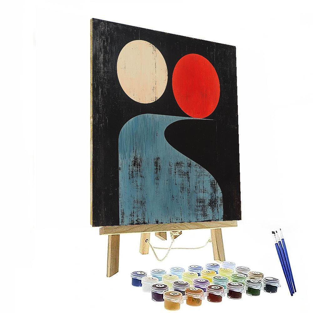 Jean-Michel Basquiat Inspired Visions Of Solitude  Numbered Painting Kits