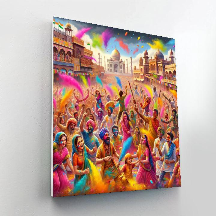 Holi Hai Festival - India Paint By Numbers