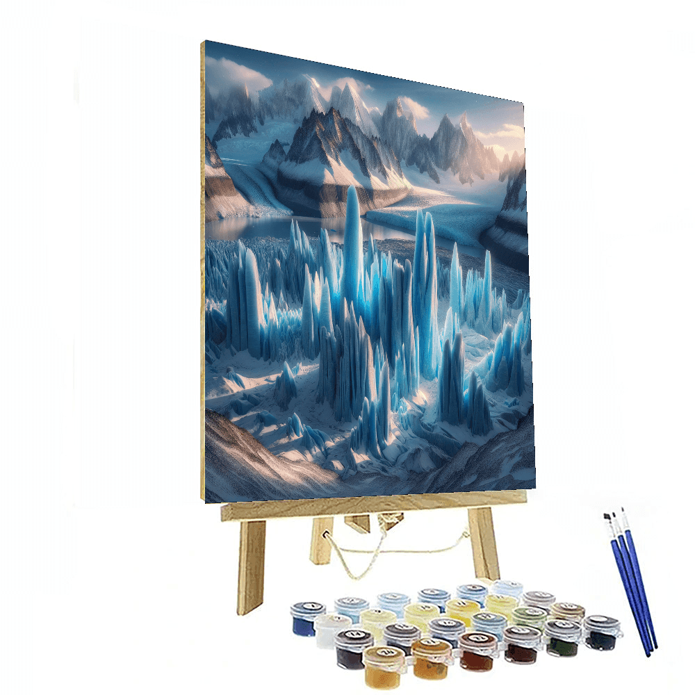 Majestic Glacier Paint By Numbers Kits