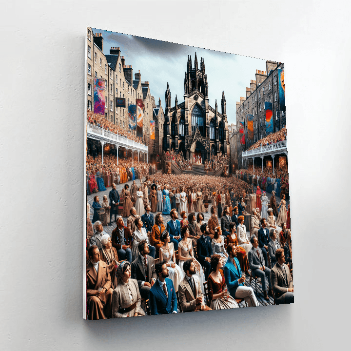 Edinburgh International Festival - Scotland Paint By Color