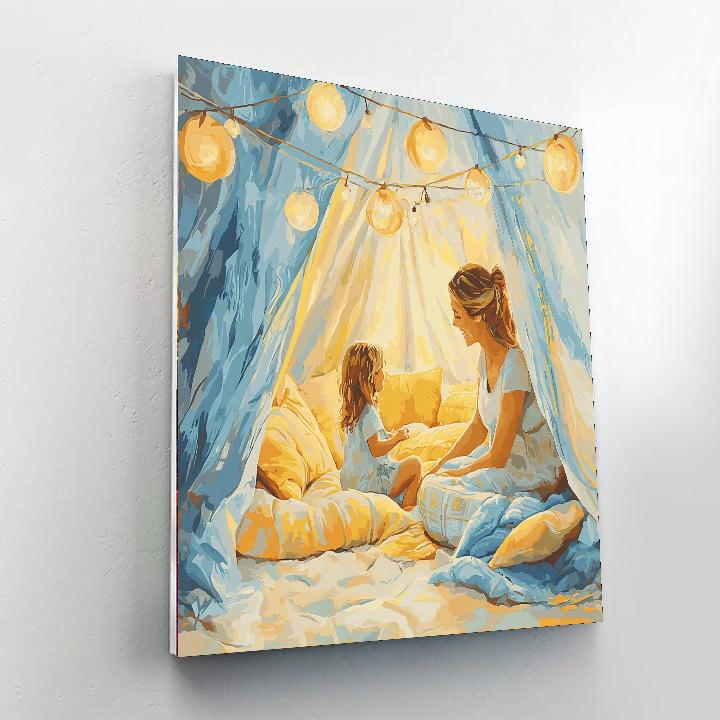 Building A Fort Together Numbered Painting Kits