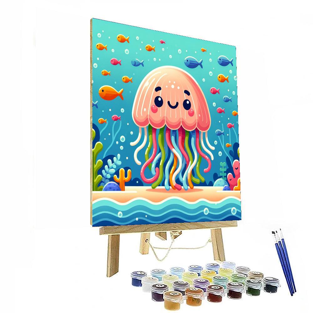 Giggly Jellyfish Paint By Color