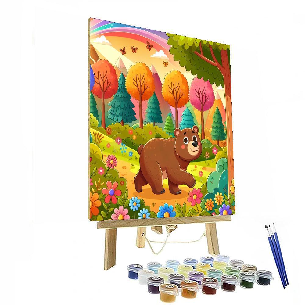 Gigantic Grizzly Number Painting