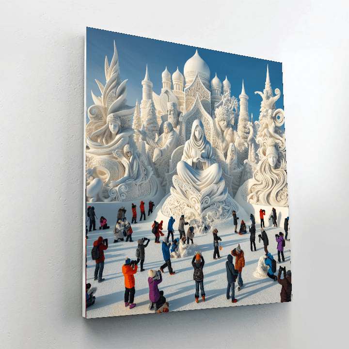 Snow Sculpture Competition - Canada Numbered Painting Kits