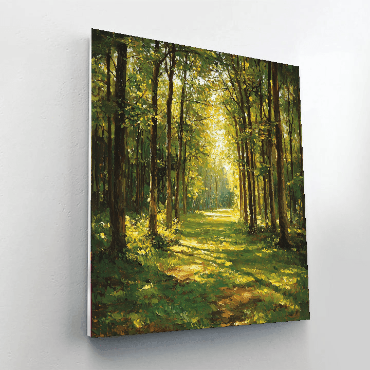 Claude Monet Inspired Luminous Forest  Paint By Numbers Kits