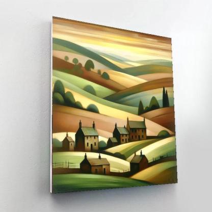 Vintage Countryside Stroll Paint By Number