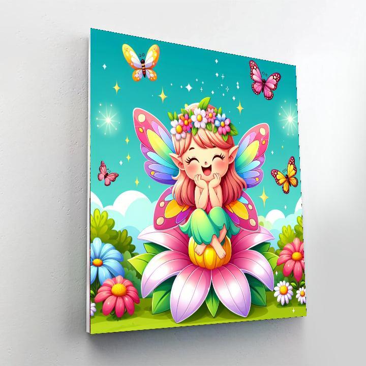 Mystical Fairy Gardens Painting Number Kit