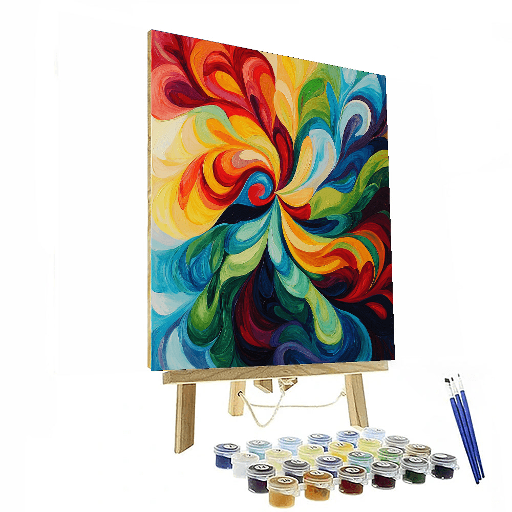 Henri Matisse Inspired Kaleidoscope of Colors - DIY Painting By Numbers Kit