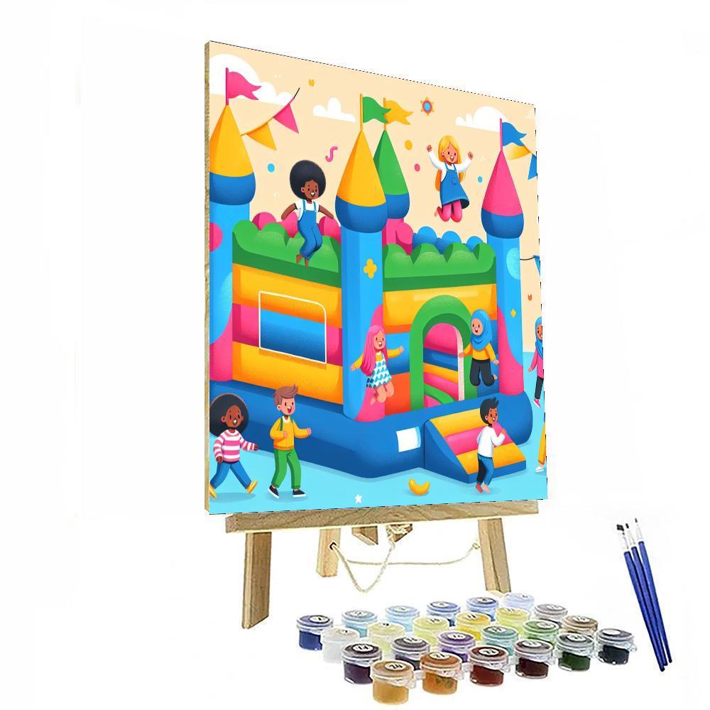 Bouncy Castle Fun Painting By Numbers Kit