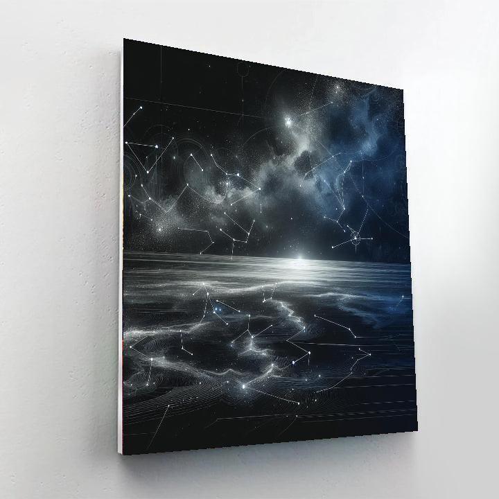 Celestial Star Map Harmony Painting Number Kit