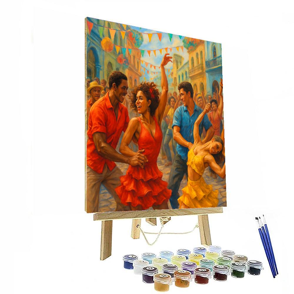 Festival Internacional De La Salsa - Cuba Paint By Numbers