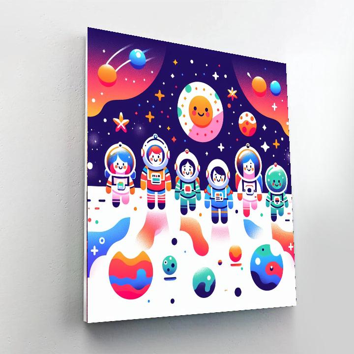 Space Voyage Of Discovery Painting By Numbers Kit