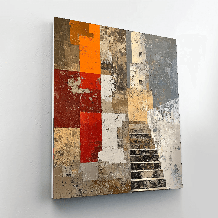 Anselm Kiefer Inspired Textures Of Time  Paint By Numbers Art