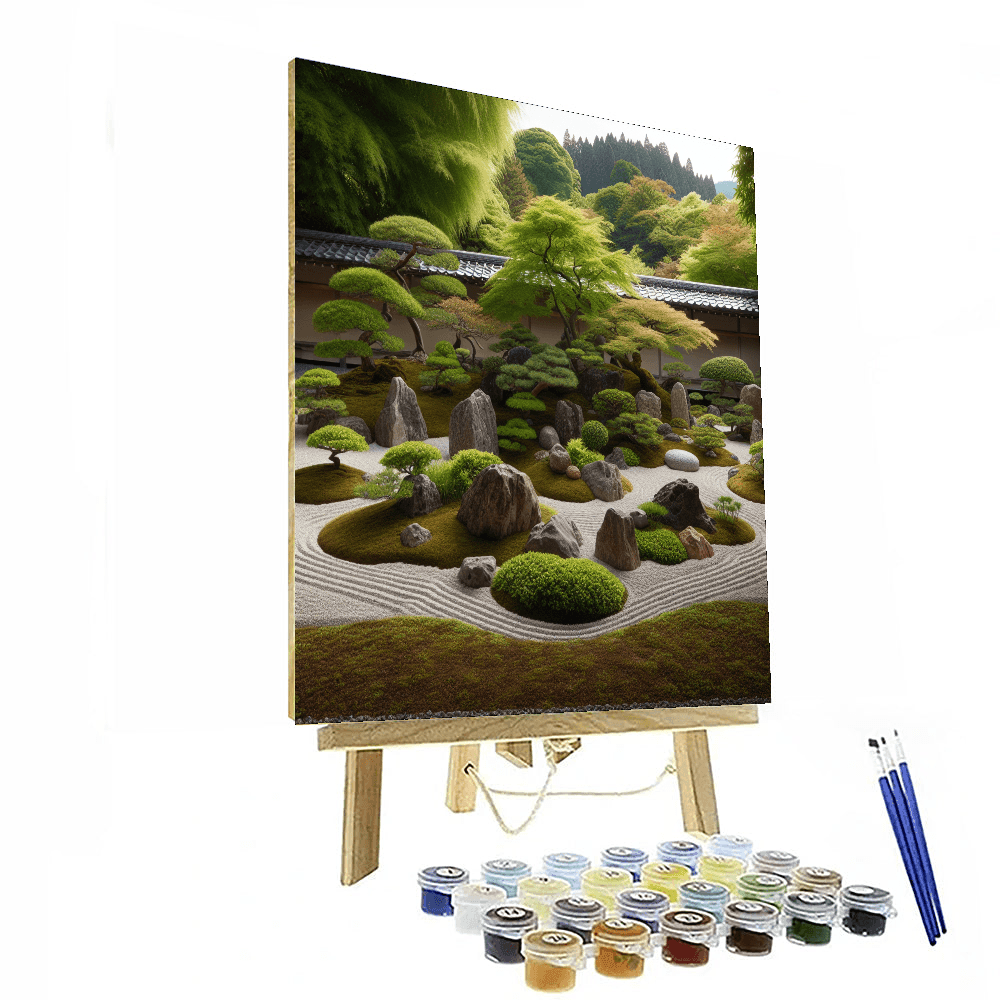 Japanese Zen Garden Paint By Numbers Kits