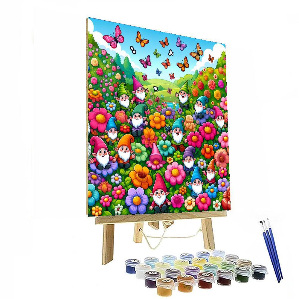 Enchanted Garden Friends Paint By Numbers