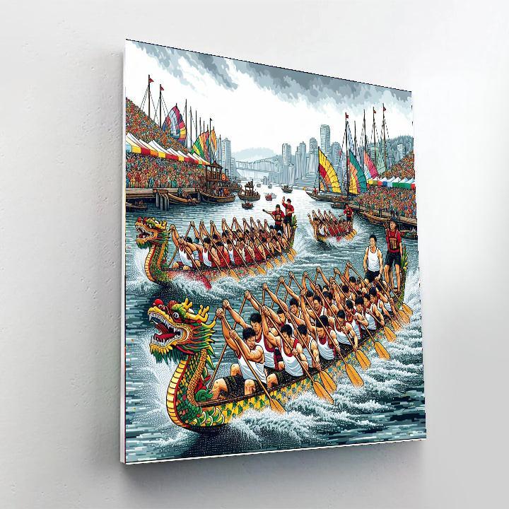 Hong Kong Dragon Boat Festival - Hong Kong DIY Paint By Numbers
