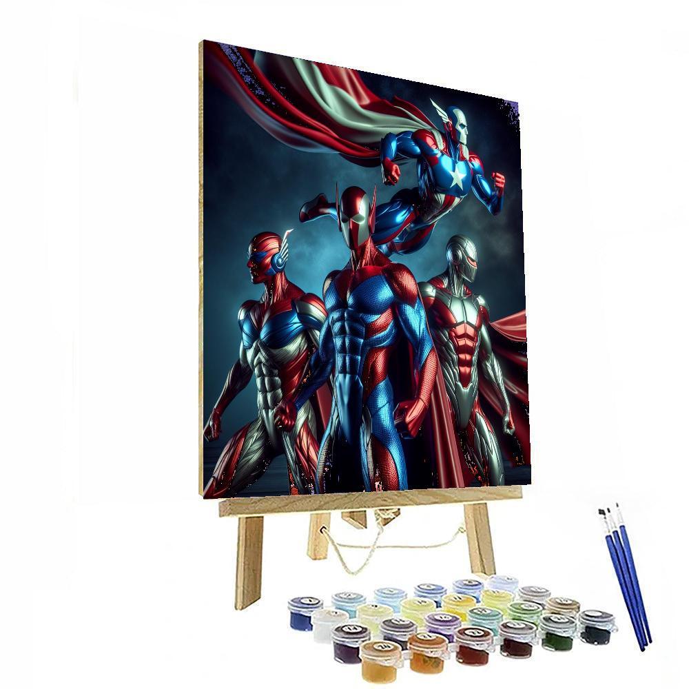 Marvel's Heroic Legacy Numbered Painting Kits