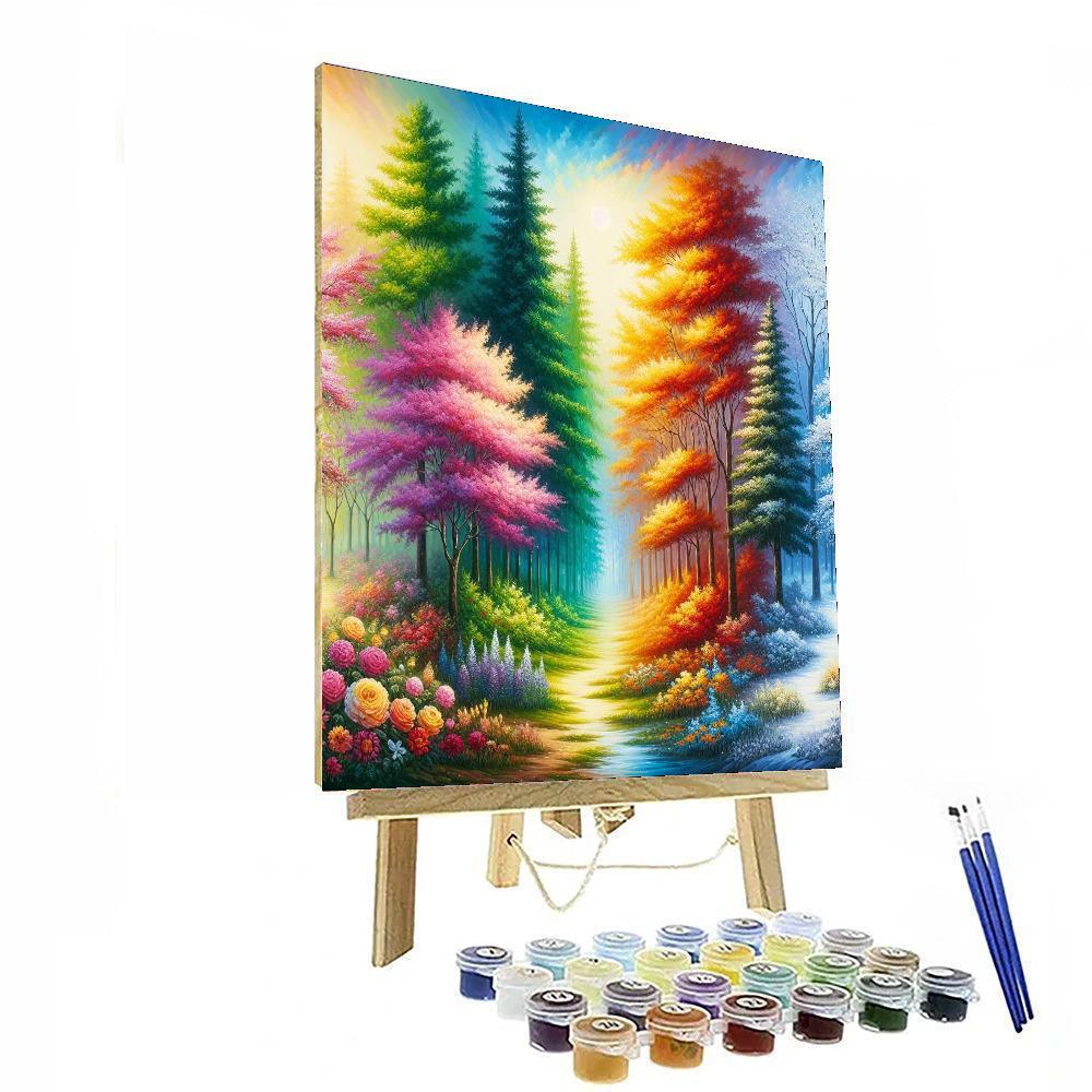 Enchanting Seasons Of Change Paint By Number