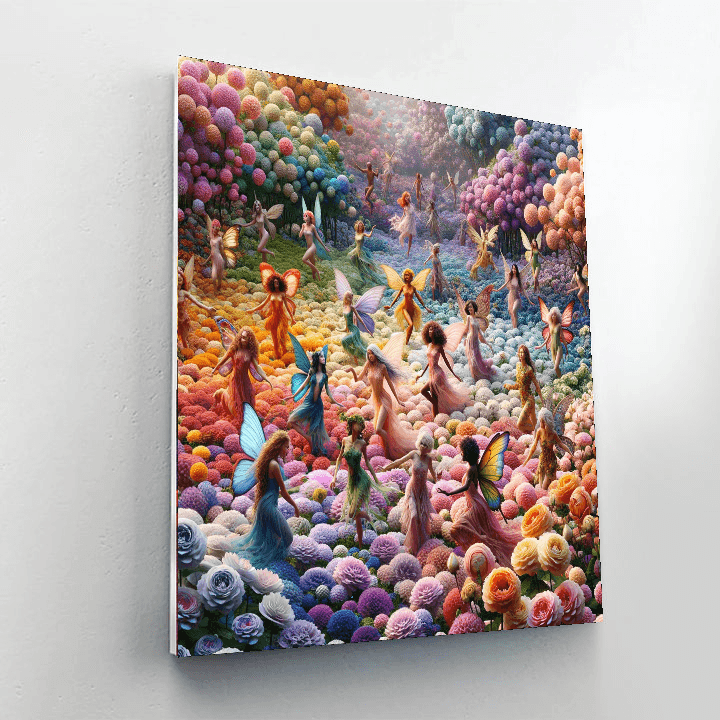 Fairy Garden Delight Paint By Number