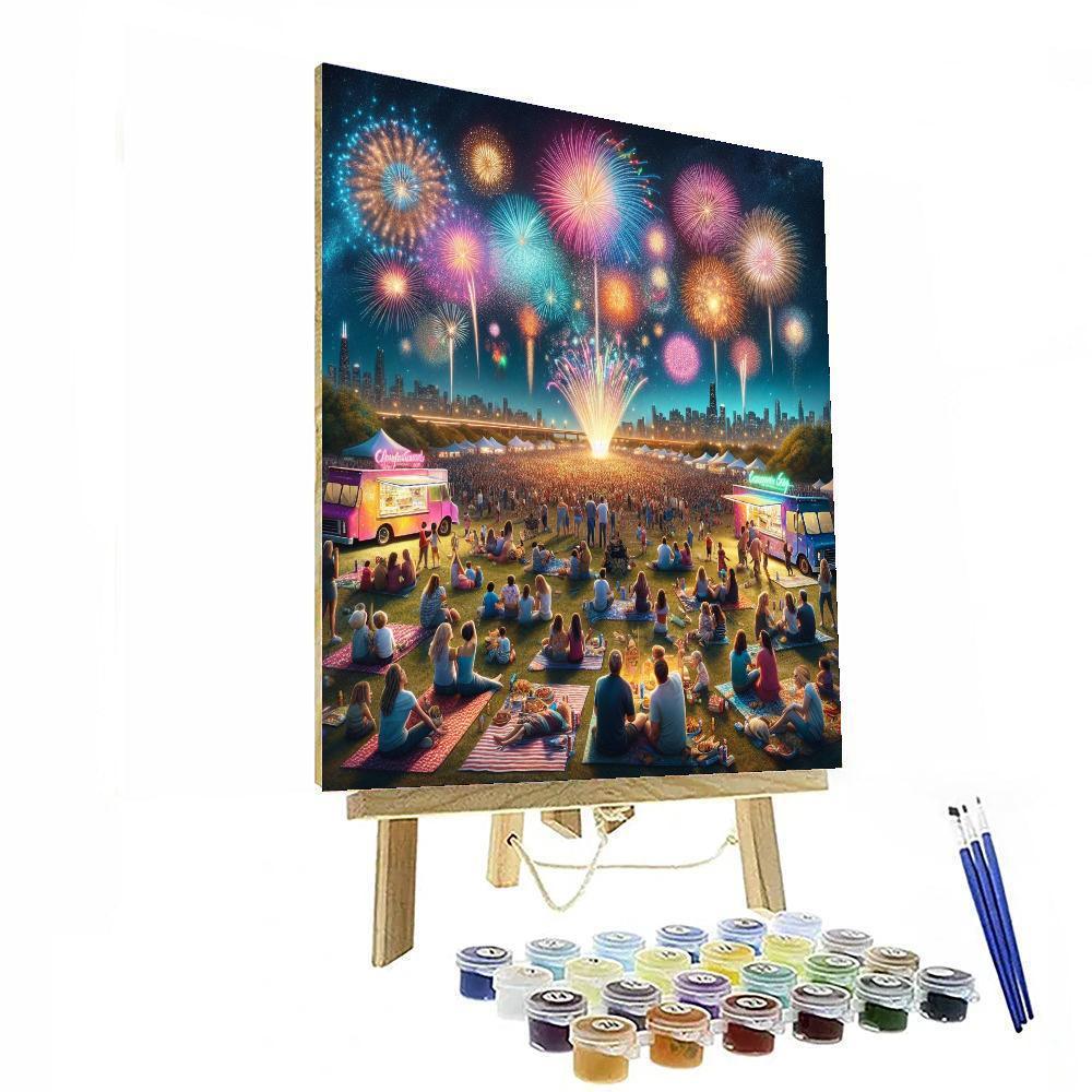 Brampton Fireworks - Canada DIY Paint By Numbers