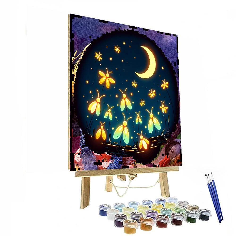 Fantastic Firefly Glow Paint By Numbers