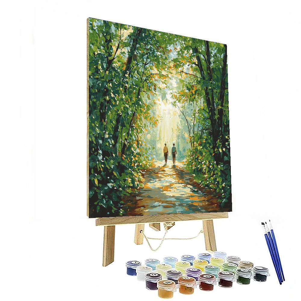 In Nature's Embrace Number Painting