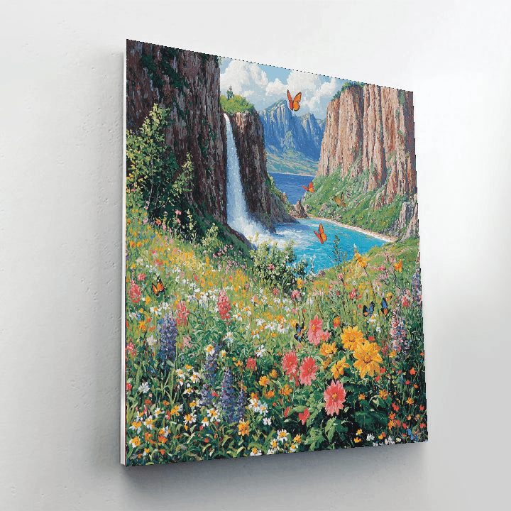 Butterfly Valley DIY Paint By Numbers