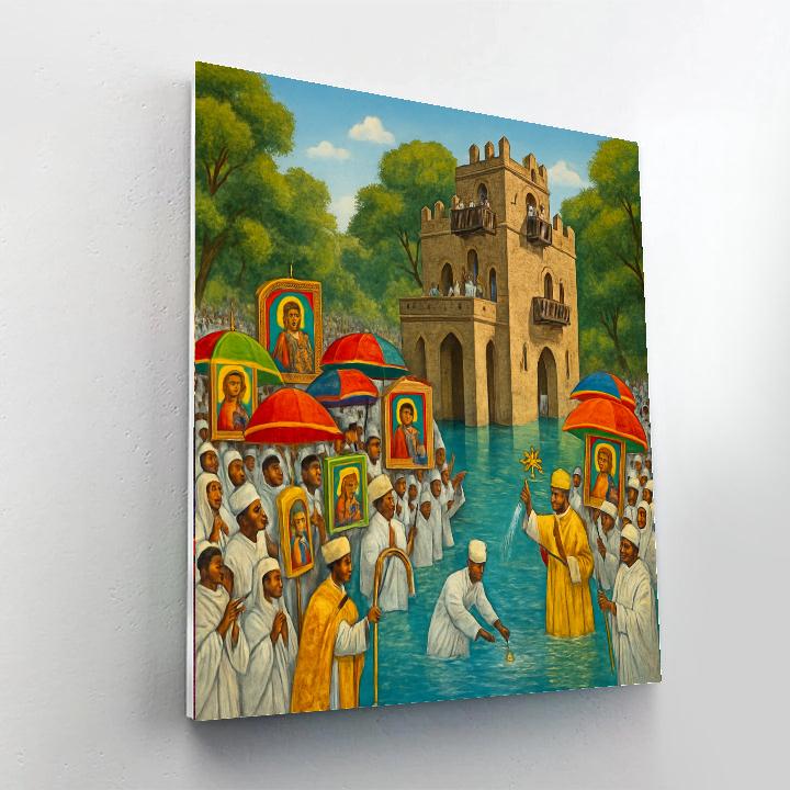Timkat - Gondar Number Painting