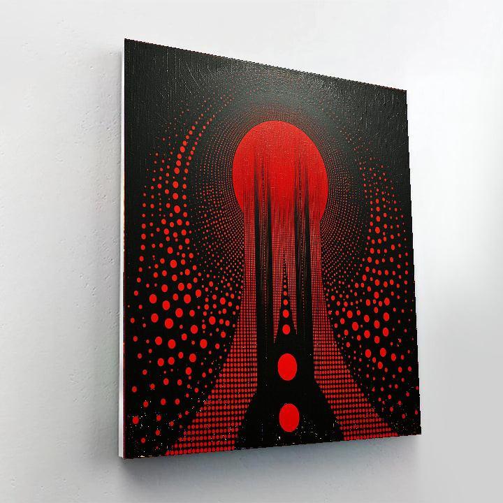 Yayoi Kusama Inspired Spiritual Symmetry  Paint By Numbers Kits