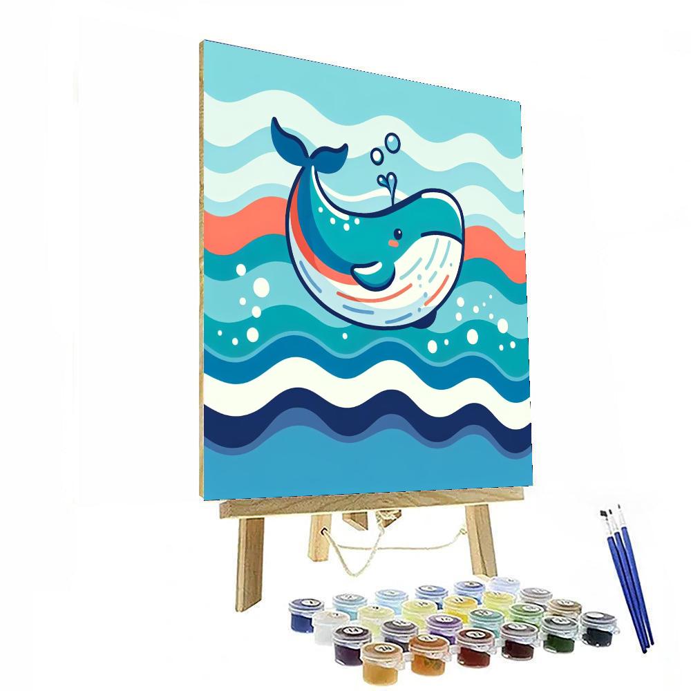 Whale Watching Paint By Numbers