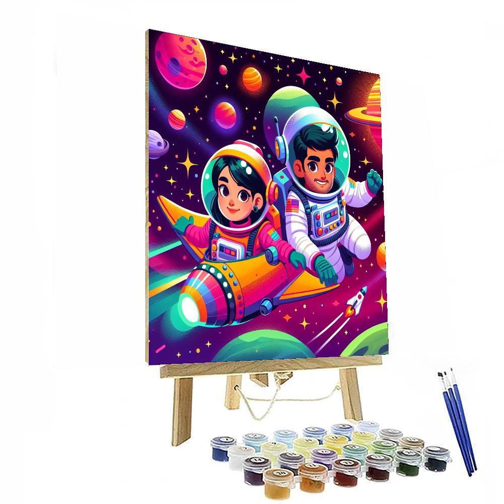 Cosmic Quest To The Stars Painting By Numbers Kit