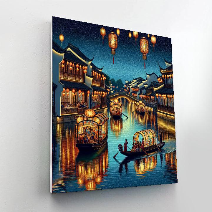 The Venetian Water Festival - China Number Painting