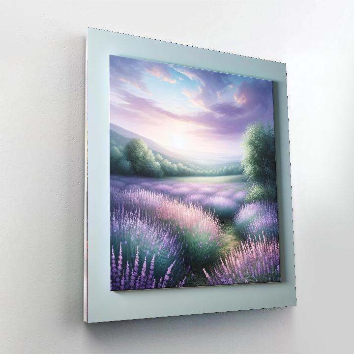 Peaceful Lavender Dreams Painting Number Kit