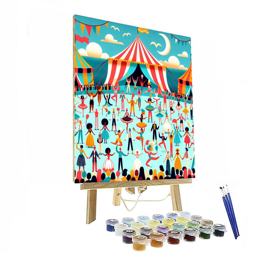 Magical Circus Spectacle Paint By Number