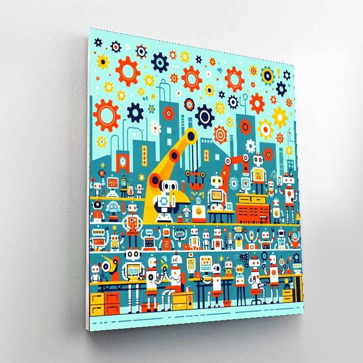 Robotics Innovation Hub DIY Paint By Numbers