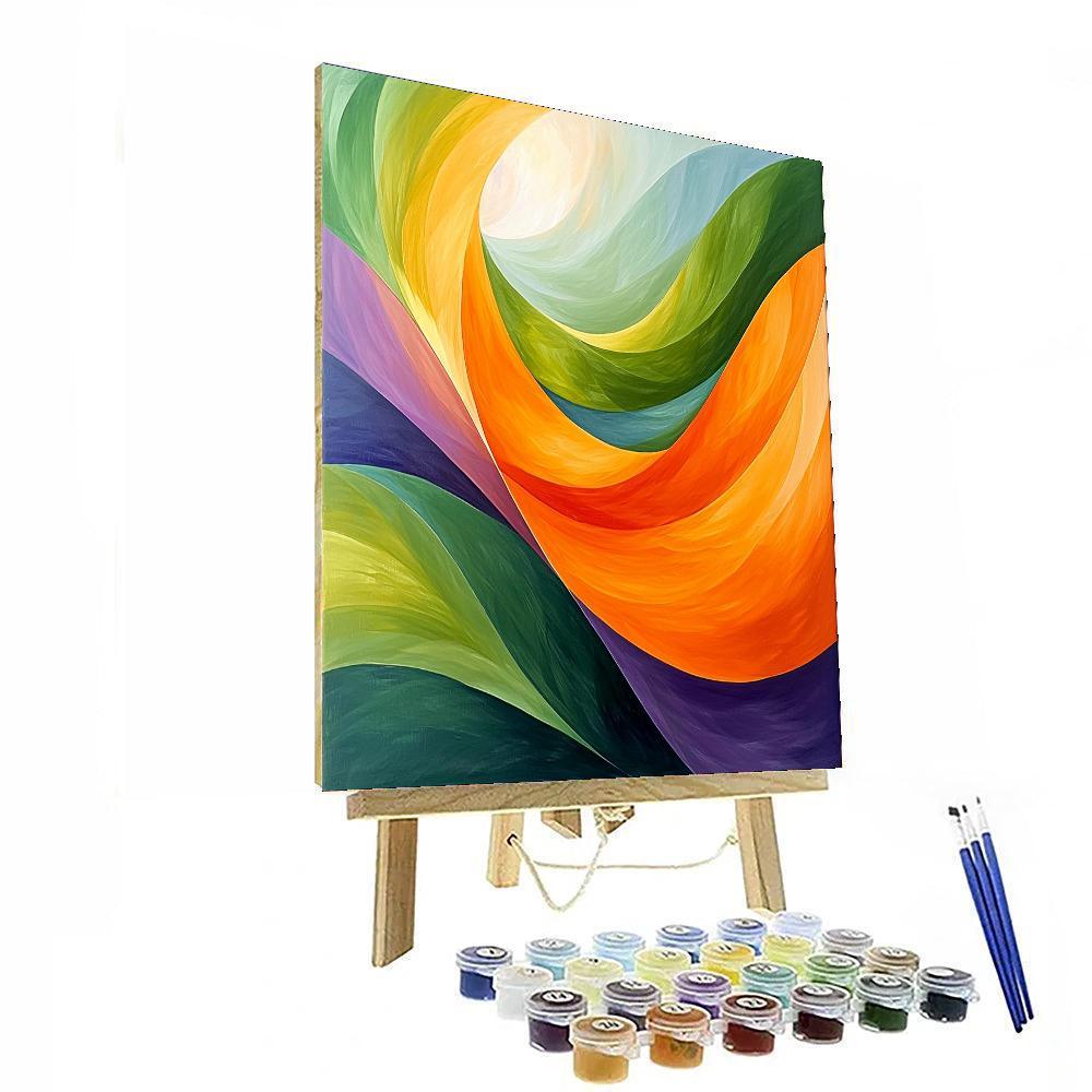 Paul Klee Inspired Rhythm Of The Universe  Paint By Number